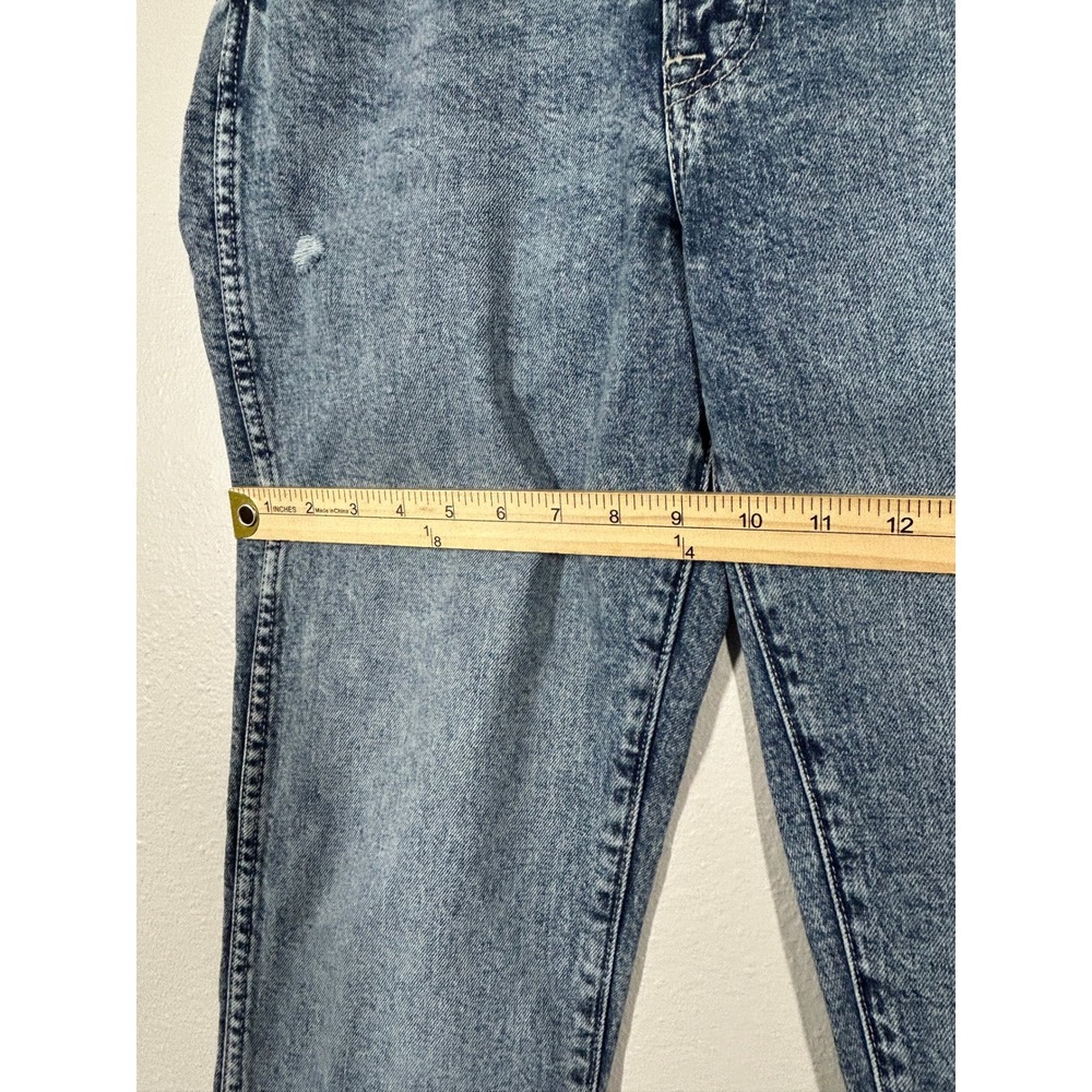 Gap Denim Womens 10/30 High Rise Vintage Slim Blue Jeans Distressed Stretch - Picture 6 of 12